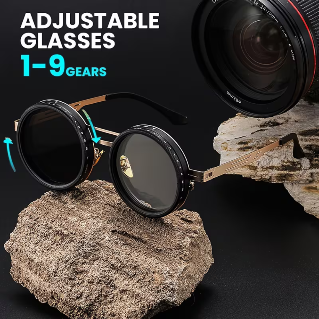 FlexLens™ Adjustable Steampunk Glasses