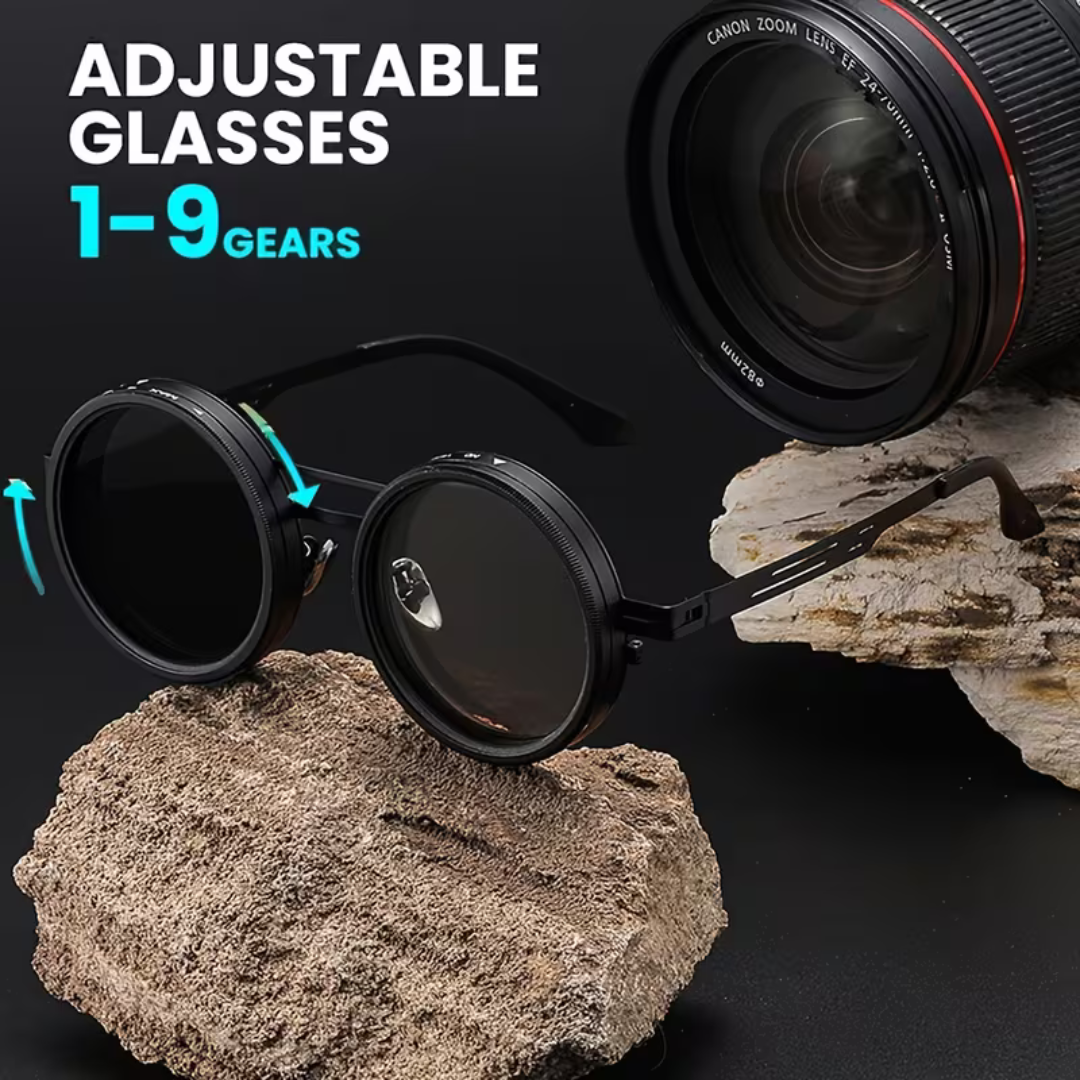 FlexLens™ Adjustable Steampunk Glasses